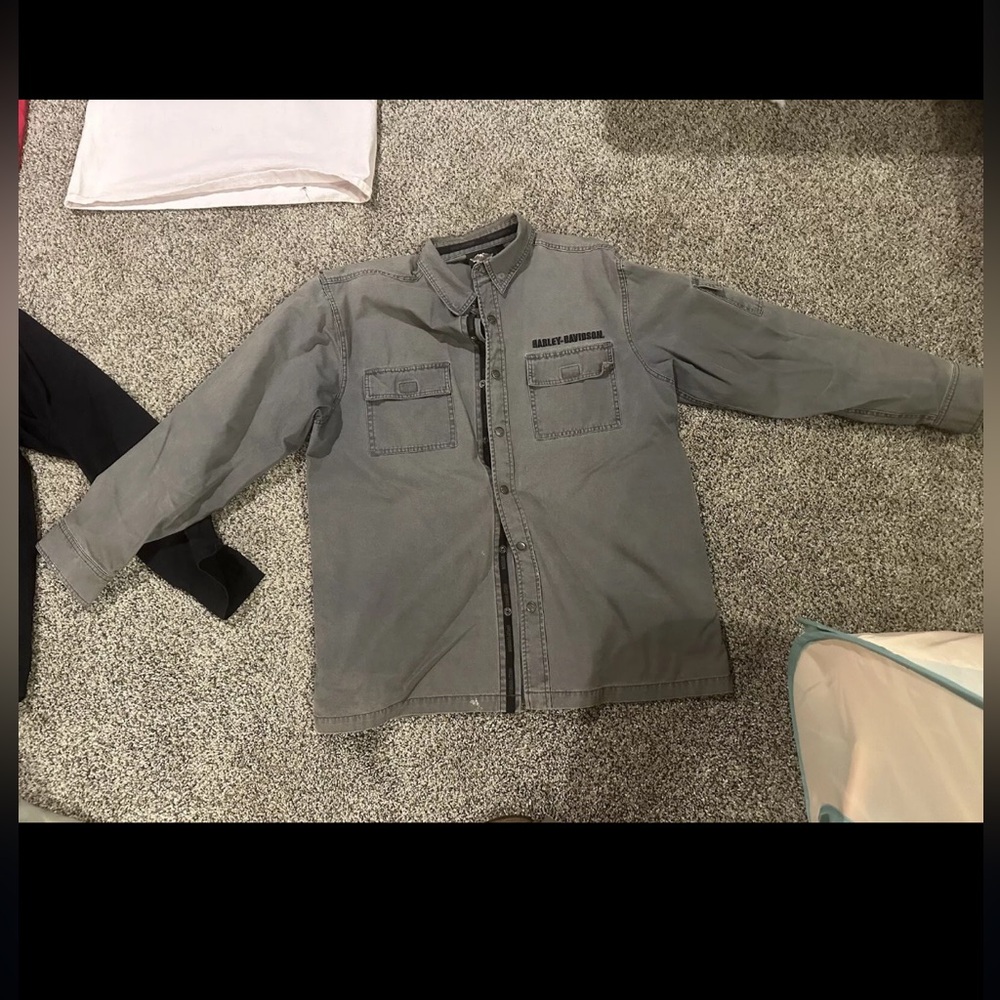 Harley Davidson Button Up
